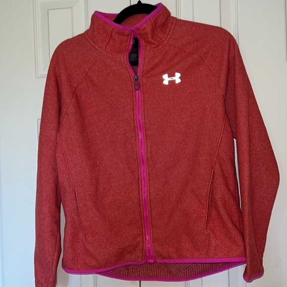 Under Armour Cold Gear Infrared Fleece full zip Sweatshirt Sz S - Picture 3 of 15